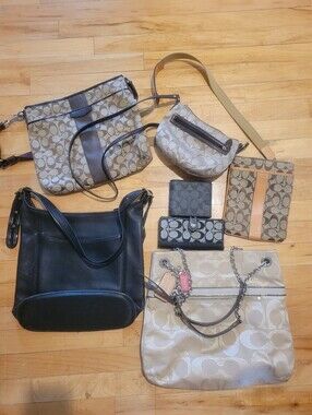 Coach bag and wallet bundle